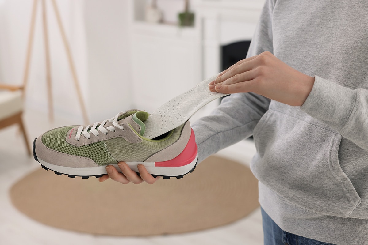 Schuhe mit passenden Einlagen